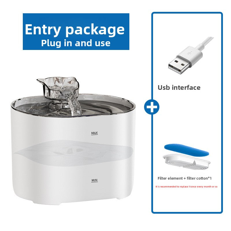 Automatic Circulating Pet Water Dispenser with Smart Sensor